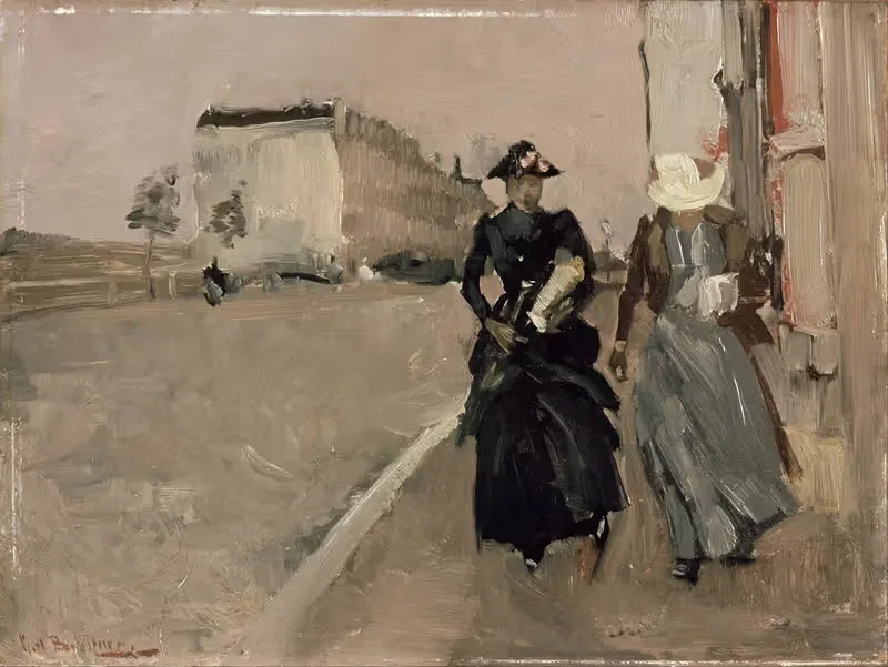 Порыв ветра by Джордж Хендрик Бреййтнер, 1886 - 1898 — digital art print download