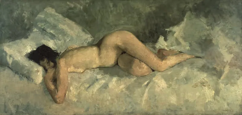 Reclining nude by George Hendrik Breitner — digital art print download
