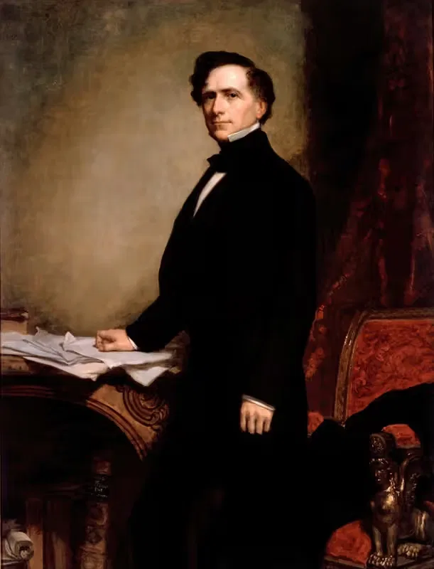 Франклин Пирс by Джордж Питер Александр Хили, 1858 — digital art print download