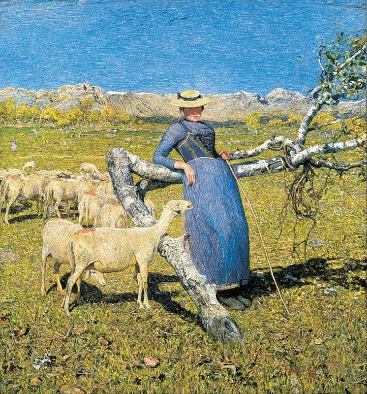 Полдень в Альпах by Джованни Сегантни — digital art print download