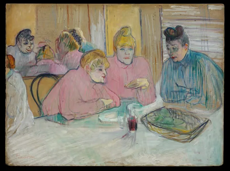 The Ladies in the Dining Room — Henri de Toulouse-Lautrec