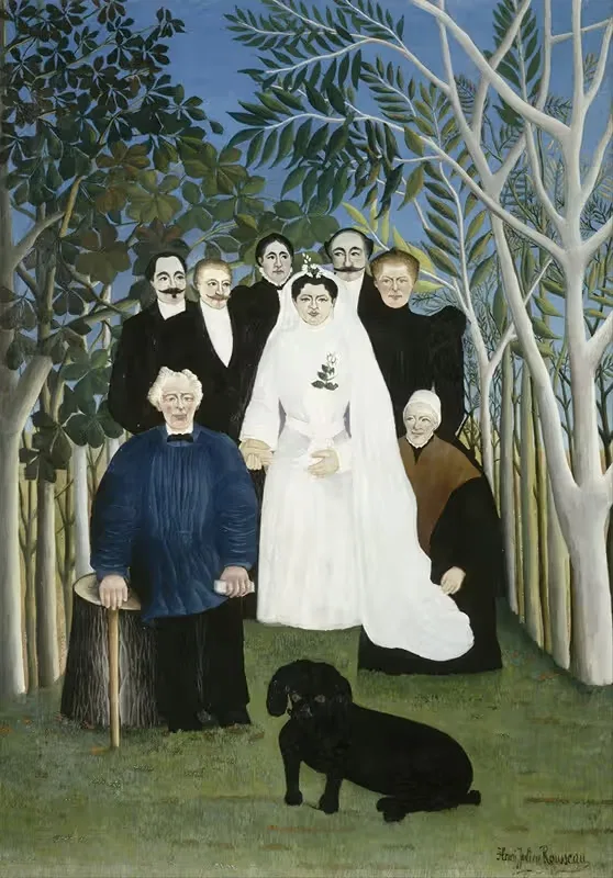 The Wedding Party by Henri Rousseau — digital art print download