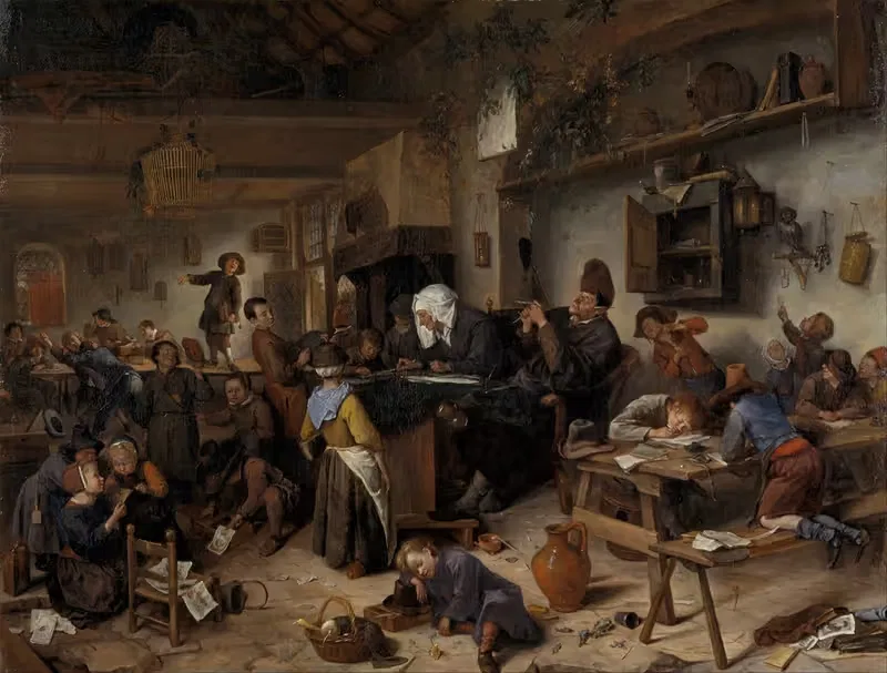 A School for Boys and Girls — Jan Steen