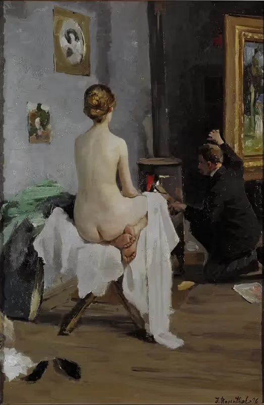 Мастерская художника by Янис Розенталс, 1896 — digital art print download