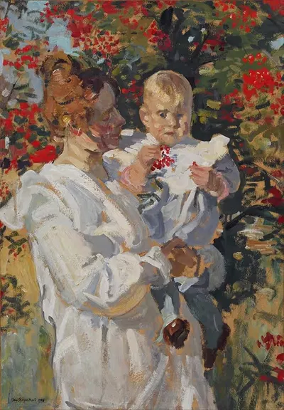 Под рябиной by Янис Розенталс, 1905 — digital art print download