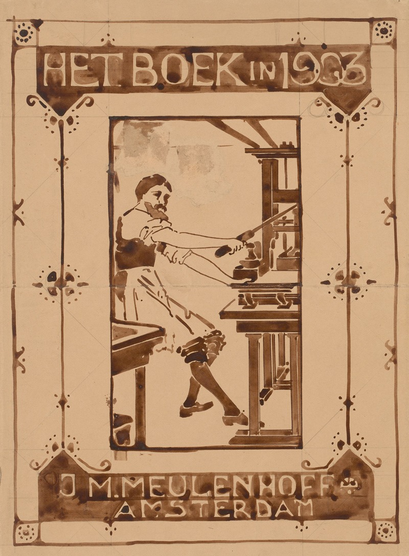 Het boek in 1903 by Рейньер Виллем Петрус де Врис, 1903 — digital art print download