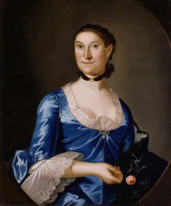 Mrs. Richard Brown by John Hesselius — digital art print download