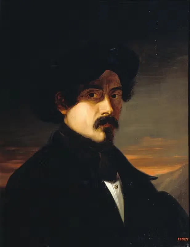 Автопортрет by Хосеп Аррау и Барба, 1837 — digital art print download