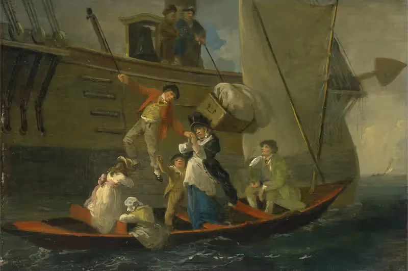 Прощание женатого моряка by Юлий Цезарь Иббетсон — digital art print download