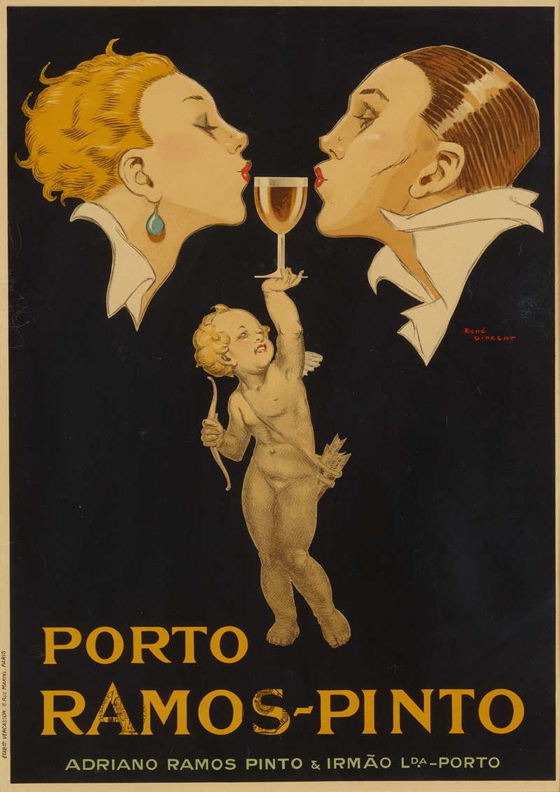 Porto Ramos-Pinto by Рене Винсент, 1925 — digital art print download