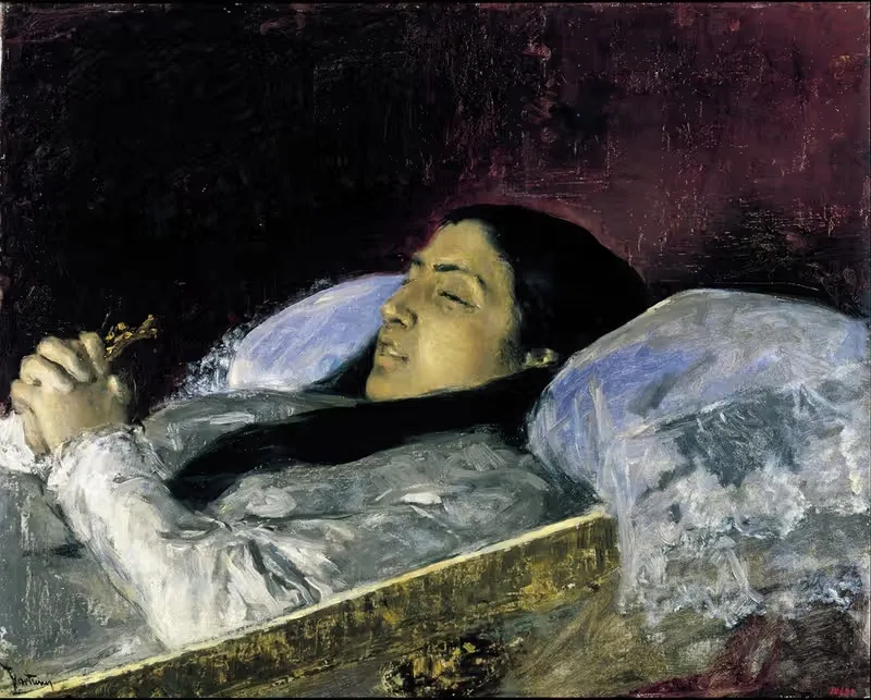 Miss Del Castillo on her Deathbed — Mariano Fortuny Marsal