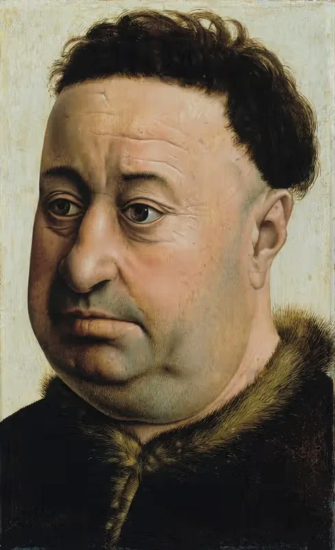 Portrait of a Fat Man — Robert Campin