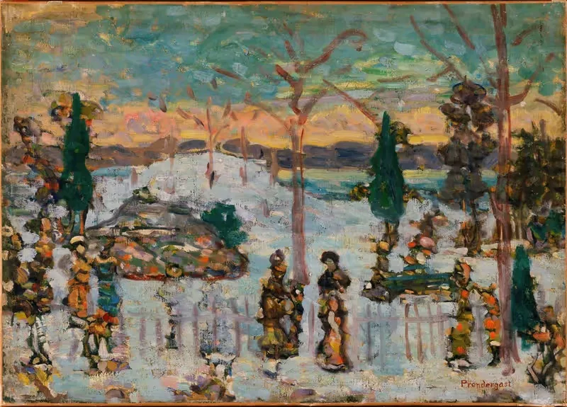 Snow in April by Maurice Prendergast — digital art print download