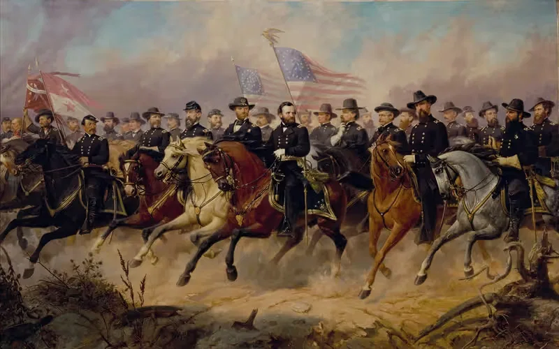 Grant and His Generals by Ole Peter Hansen Balling — digital art print download