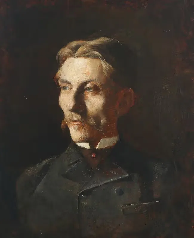 Portræt af vicekonsul Vilhelm Greibe — Peter Alfred Schou