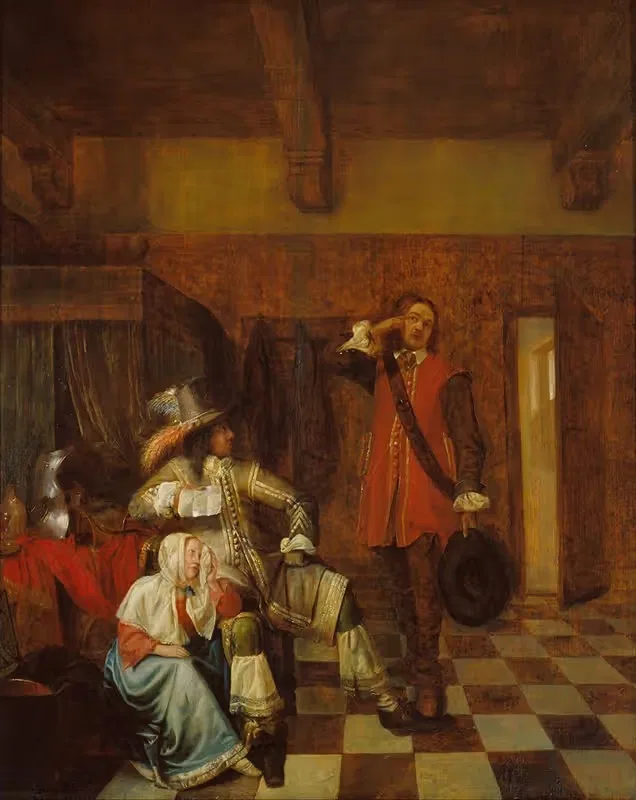 Bringer of Bad News — Pieter De Hooch
