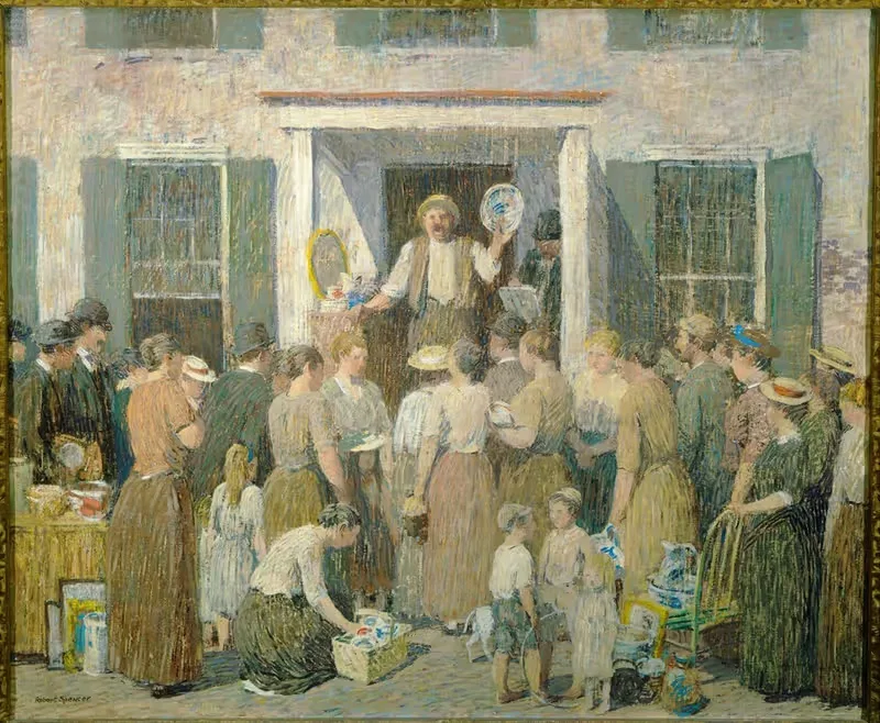 Аукцион by Роберт Спенсер — digital art print download