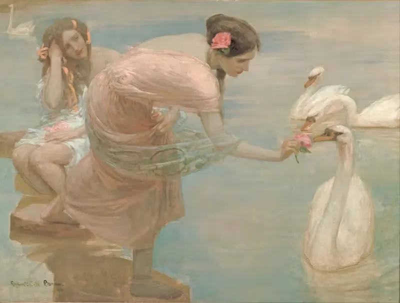 Летнее утро by Руперт Банни, 1897 — digital art print download