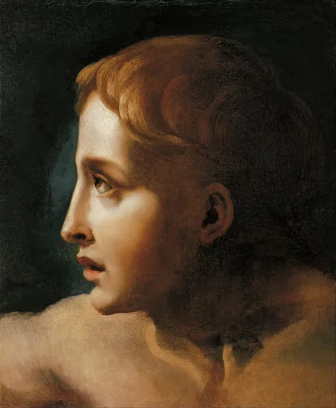 Head of a Youth — Théodore Géricault