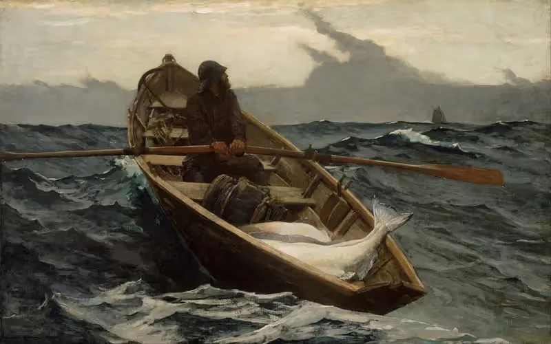 The Fog Warning by Winslow Homer, 1885 — digital art print download