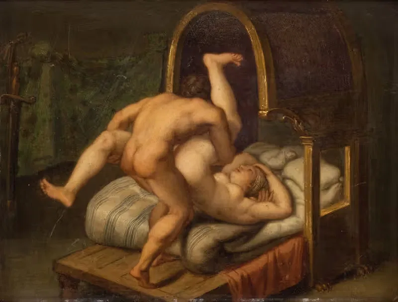 Нагота с мужчиной и женщиной by Агостино Караччи, 1572 – 1602 — digital art print download