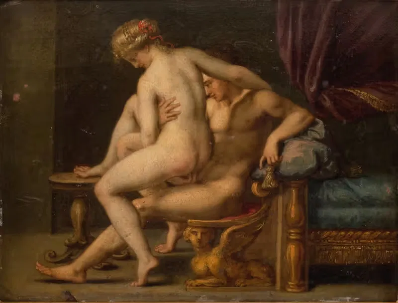 Нагота с мужчиной и женщиной by Агостино Караччи, 1572 – 1602 — digital art print download