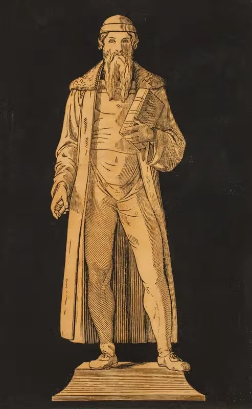 Иоганн Гутенберг by Андреас Флинч, 1812 – 1871 — digital art print download
