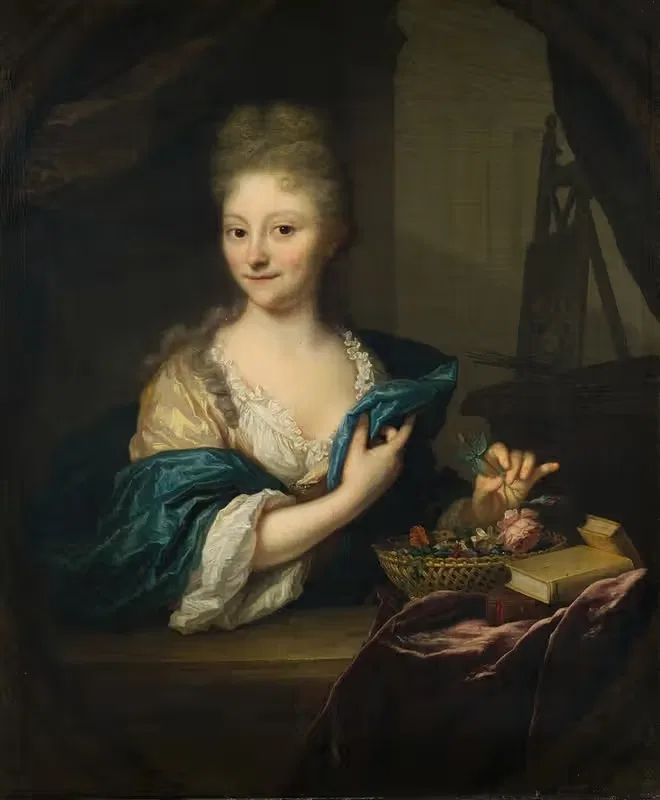 Катарина Бакер (1689-1766) by Арнольд Бунен, 1689-1766 — digital art print download