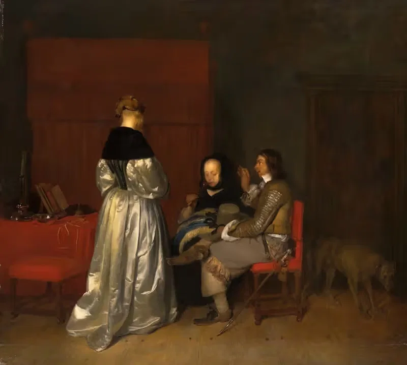 Отцовское наставление by Шарль ван Беверен, 1824 – 1850 — digital art print download