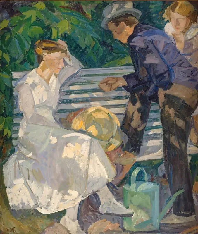 In the Vicar's Garden, Christiansø — Edvard Weie