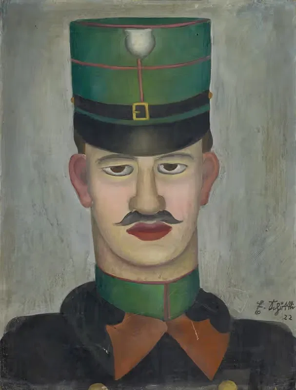 Полицейский by Эмануэль Шёттли, 1922 — digital art print download