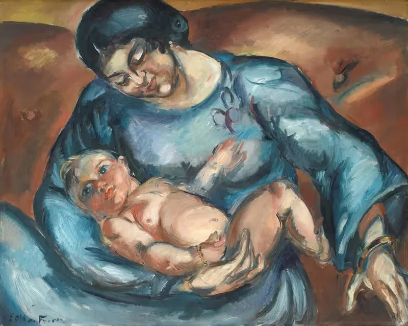 Материнская любовь by Эмиль Отон Фриз, 1914 — digital art print download