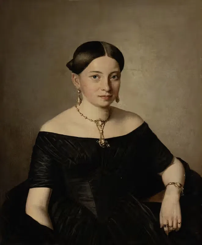 Countess Dimitri Tatischeff by Ferdinand Georg Waldmüller — digital art print download
