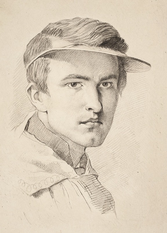 Portræt af J. Th. Lundbye by Франс Шварц, 1899 - 1900 — digital art print download