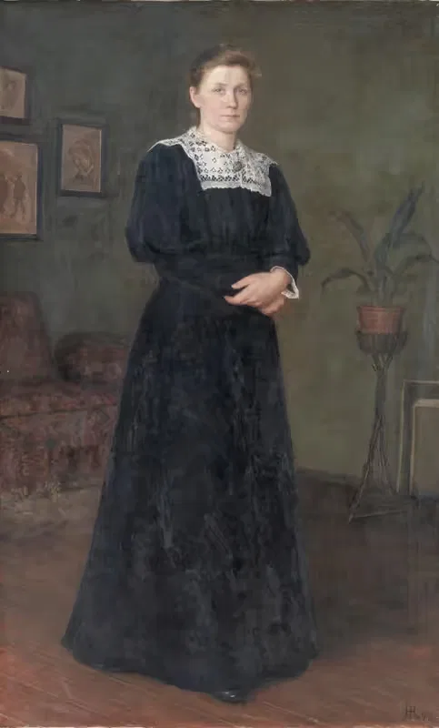 Художник Ане Марие Хансен by Хольга Рейнхард, 1897 — digital art print download