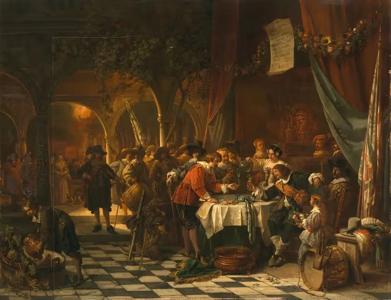 Король стрелков by Жан Огюст Анри Лейз, 1849 — digital art print download