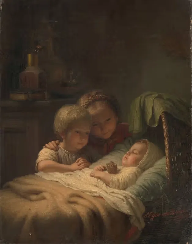 Самый младший брат by Иоганн Георг Мейер фон Бремен, 1833-1853 — digital art print download