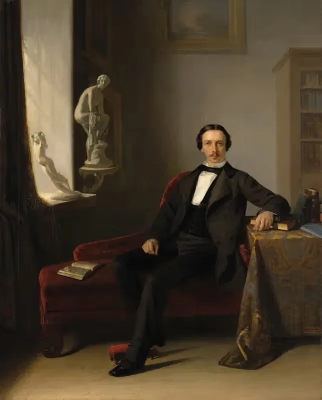 Абрахам Уиллет (1825-1888) by Иоганн Георг Шварце, 1825-1888 — digital art print download