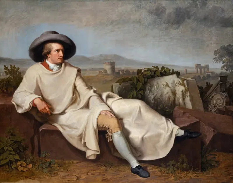 Goethe in the Roman Campagna — Johann Heinrich Wilhelm Tischbein