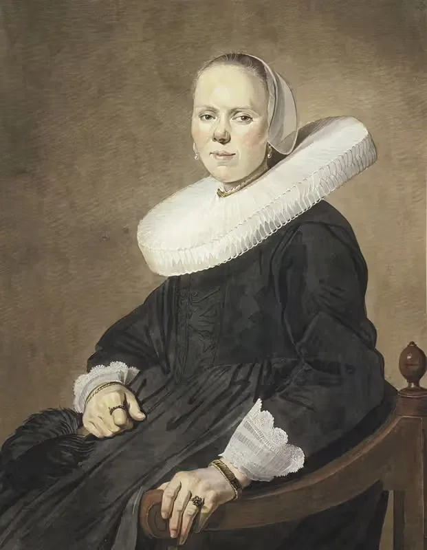 Bildnis einer Frau im Sessel — Johannes Pieter De Frey