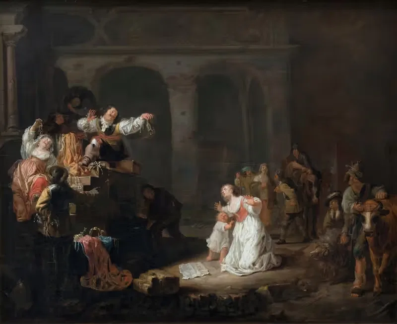 Plundering of a Manor House — Maerten Stoop