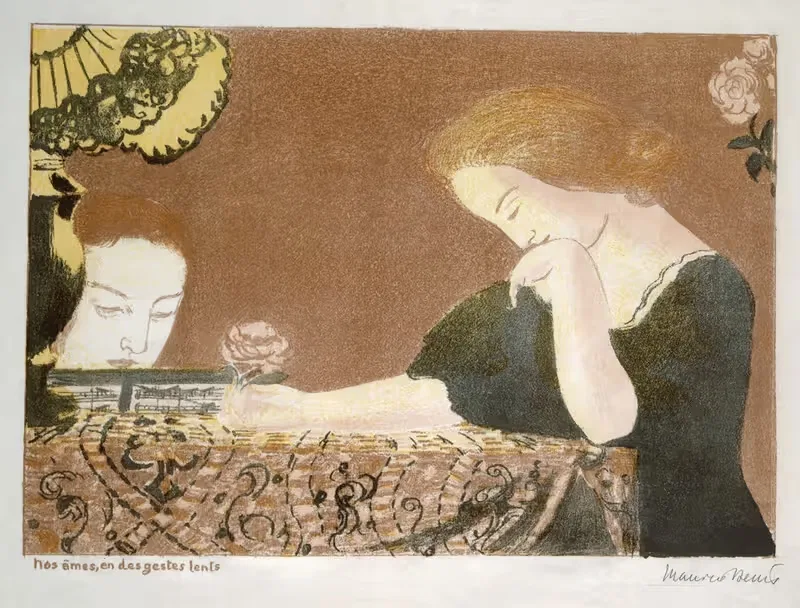 Наши души в медленных жестах by Морис Дени, 1899 — digital art print download