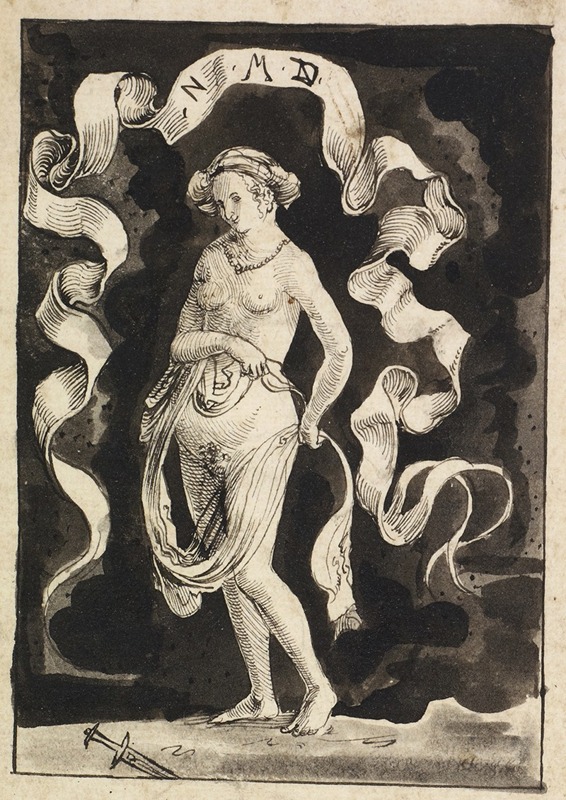 Female nude with a headscarf — Niklaus Manuel