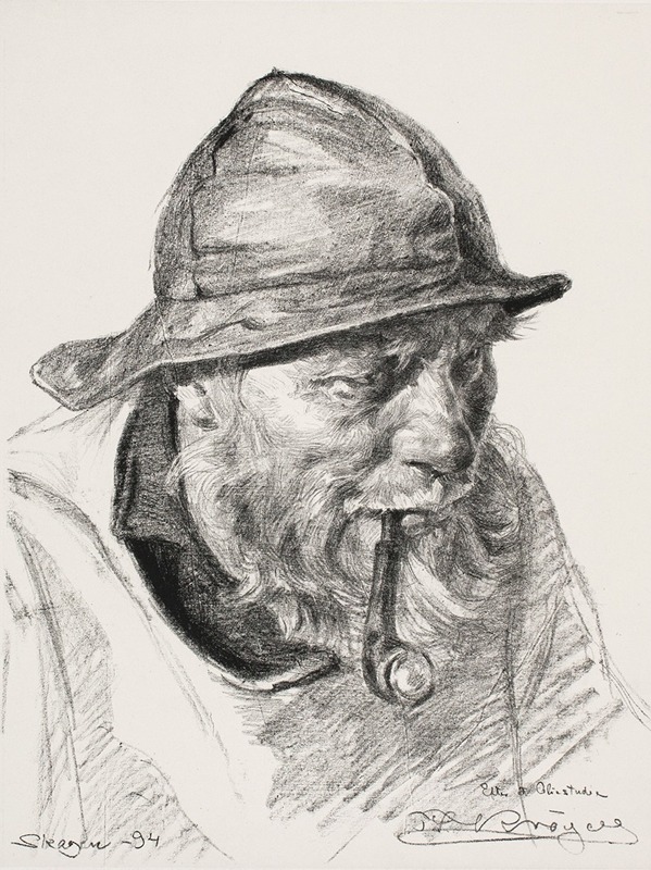 Hoved af en skagensfisker by Педер Северин Крёер, 1893 – 1894 — digital art print download