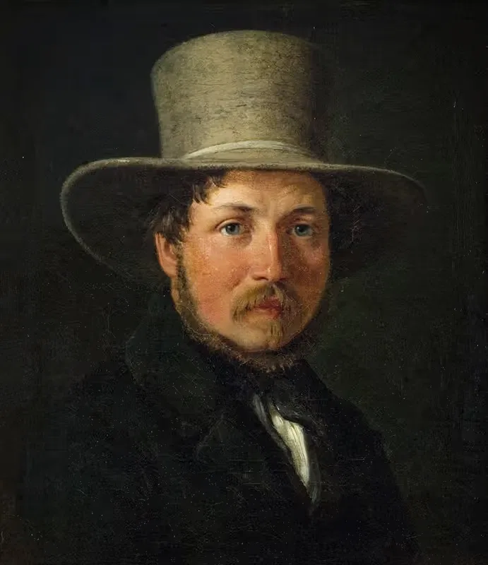 Художник Кристен Кёбке by Вильгельм Марстранд, 1839 — digital art print download