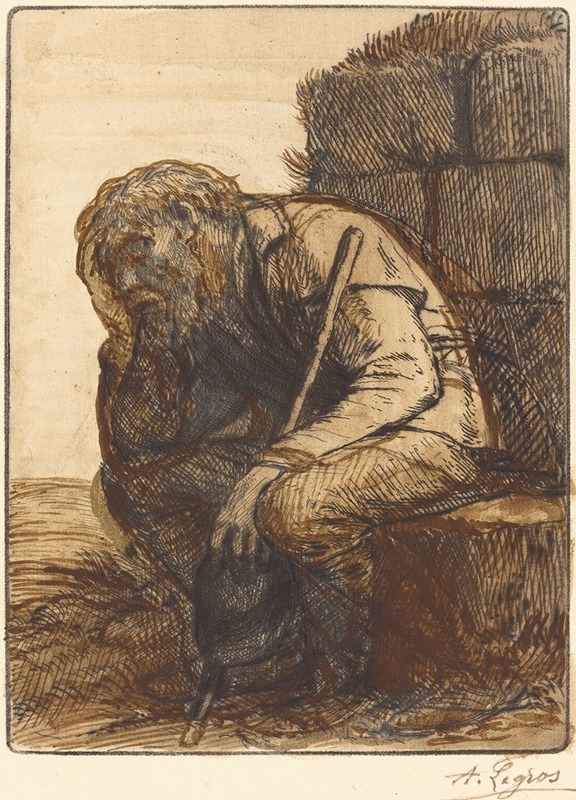 Desperate Man by Альфонс Легро — digital art print download