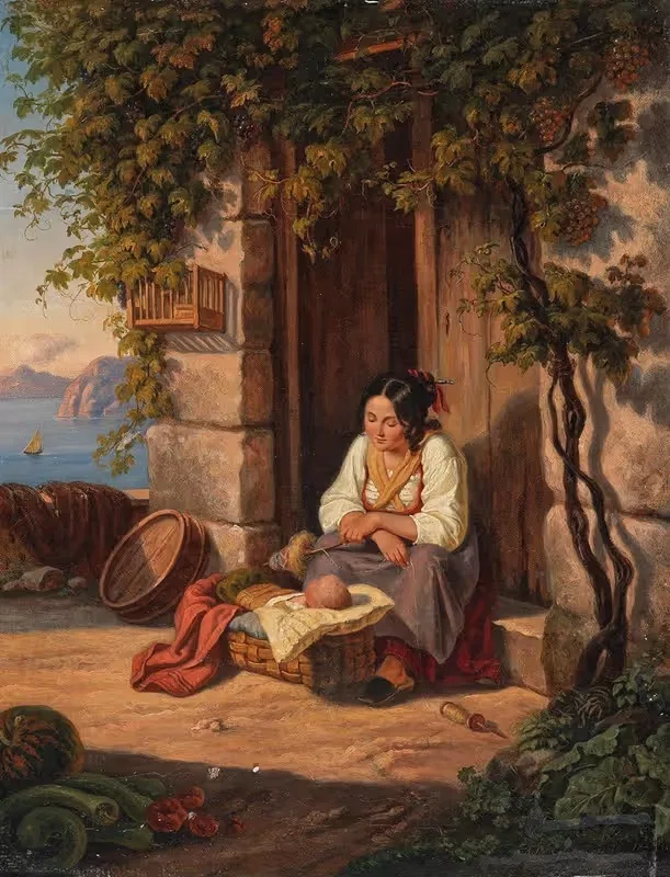 Материнство by Графиня Жюли фон Эглоффштейн, 1833 — digital art print download