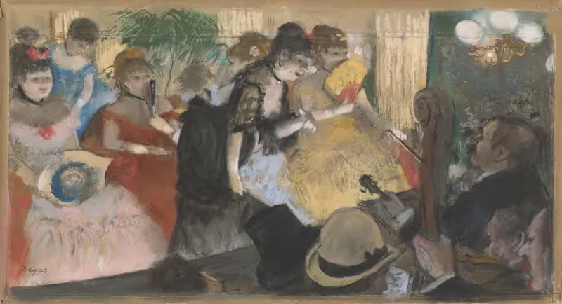Café-Concert by Edgar Degas, 1876-1877 — digital art print download