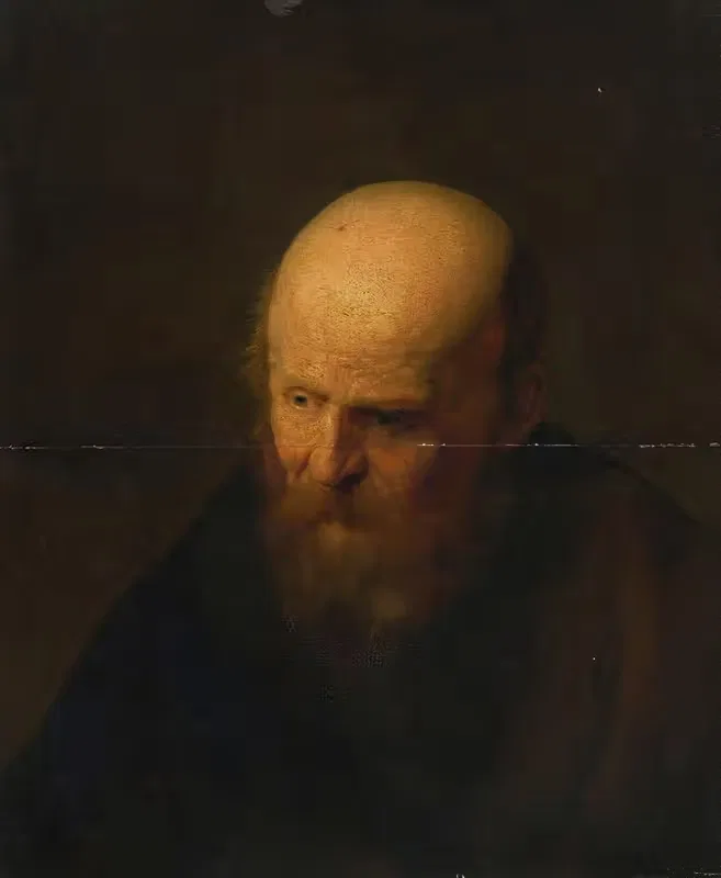 Head Of An Old Man — Anonymous