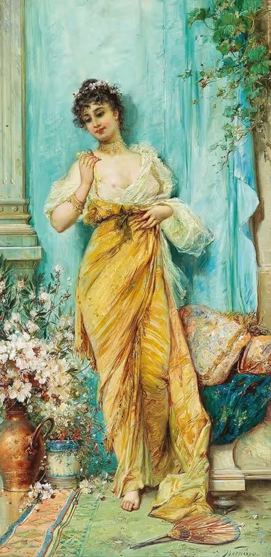 В будуаре by Ганс Зацка — digital art print download